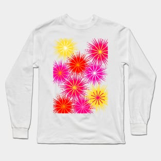 Abstract Flowers Long Sleeve T-Shirt